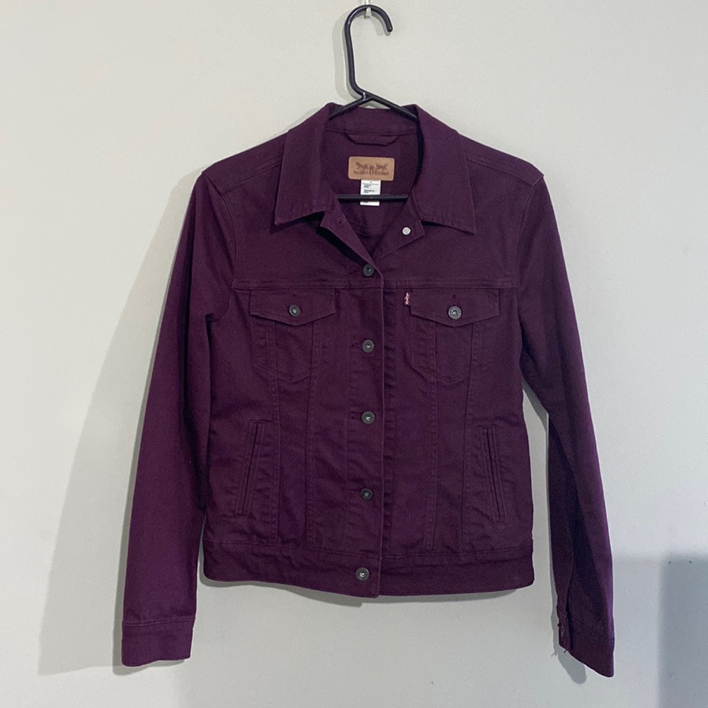 Levi’s Maroon Jean Jacket